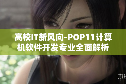 高校IT新风向-POP11计算机软件开发专业全面解析