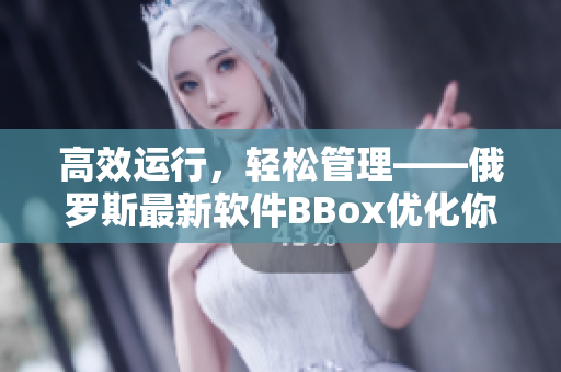 高效运行，轻松管理——俄罗斯最新软件BBox优化你的操作体验