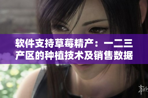 软件支持草莓精产：一二三产区的种植技术及销售数据可视化