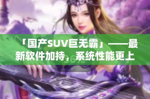「国产SUV巨无霸」——最新软件加持，系统性能更上一层楼