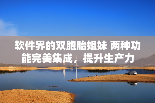 软件界的双胞胎姐妹 两种功能完美集成，提升生产力
