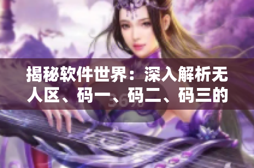 揭秘软件世界：深入解析无人区、码一、码二、码三的独特区别