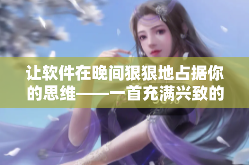 让软件在晚间狠狠地占据你的思维——一首充满兴致的歌曲！
