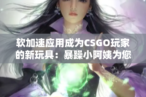 软加速应用成为CSGO玩家的新玩具：暴躁小阿姨为您送上巨幅优势！