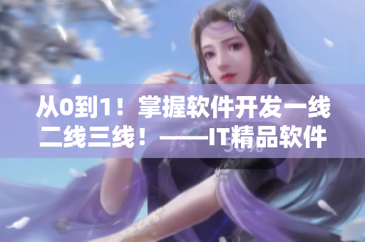从0到1！掌握软件开发一线二线三线！——IT精品软件开发大全