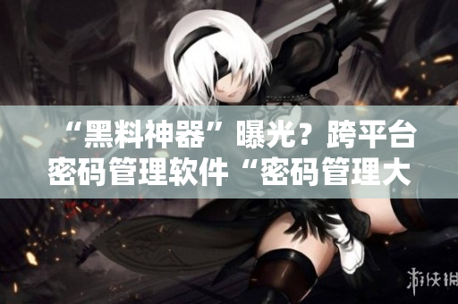 “黑料神器”曝光？跨平台密码管理软件“密码管理大师”安全性遭质疑