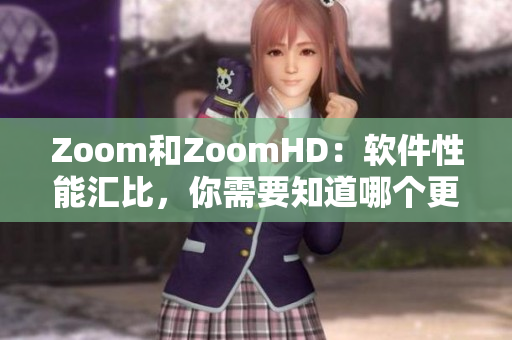 Zoom和ZoomHD：软件性能汇比，你需要知道哪个更好？