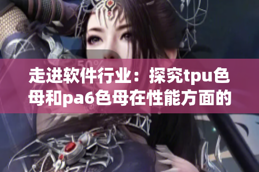 走进软件行业：探究tpu色母和pa6色母在性能方面的差异和应用价值