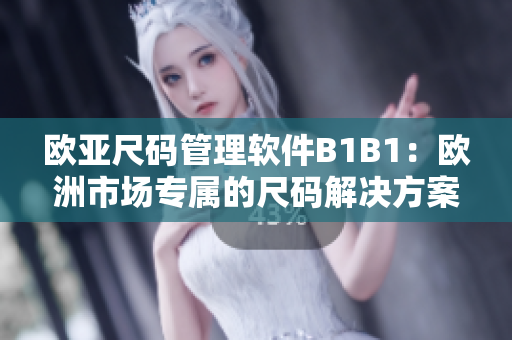 欧亚尺码管理软件B1B1：欧洲市场专属的尺码解决方案