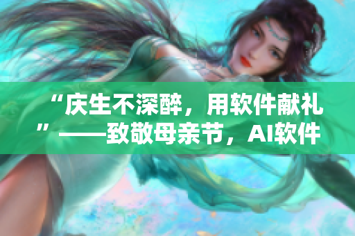 “庆生不深醉，用软件献礼”——致敬母亲节，AI软件献上独特礼物