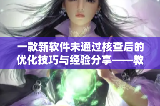 一款新软件未通过核查后的优化技巧与经验分享——教你提高质量审核通过率
