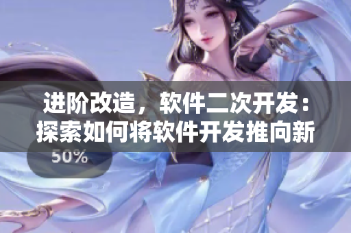 进阶改造，软件二次开发：探索如何将软件开发推向新境界