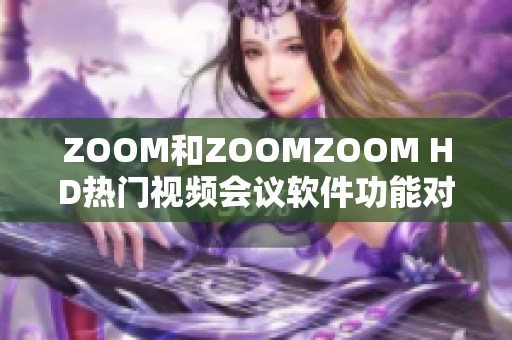 ZOOM和ZOOMZOOM HD热门视频会议软件功能对比测评