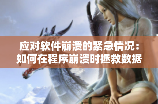 应对软件崩溃的紧急情况：如何在程序崩溃时拯救数据？
