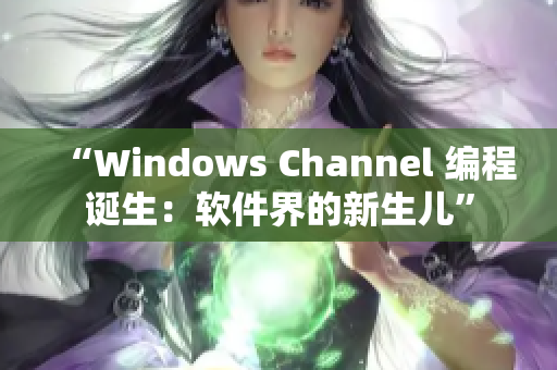 “Windows Channel 编程诞生：软件界的新生儿”