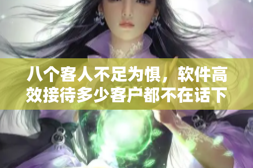 八个客人不足为惧，软件高效接待多少客户都不在话下