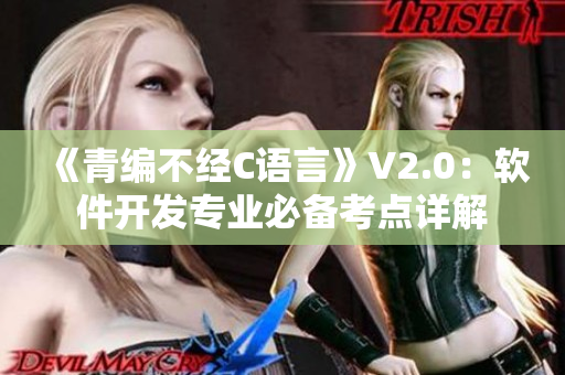 《青编不经C语言》V2.0：软件开发专业必备考点详解