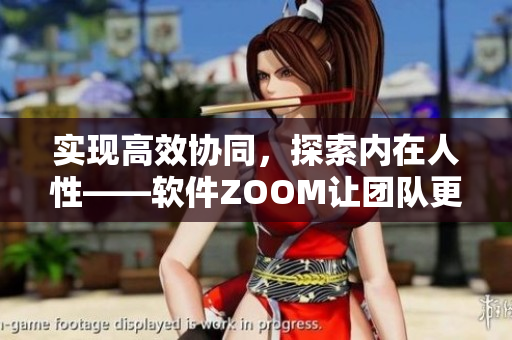 实现高效协同，探索内在人性——软件ZOOM让团队更亲近