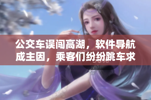 公交车误闯高湖，软件导航成主因，乘客们纷纷跳车求生