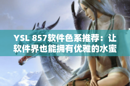 YSL 857软件色系推荐：让软件界也能拥有优雅的水蜜桃色