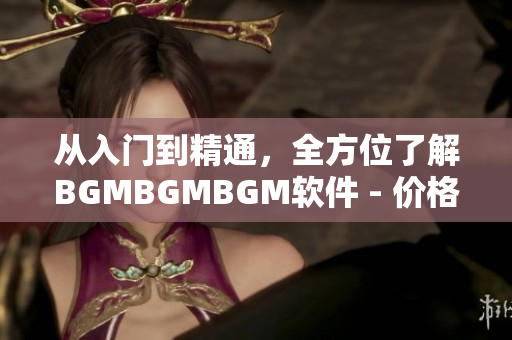 从入门到精通，全方位了解BGMBGMBGM软件 - 价格及详细介绍