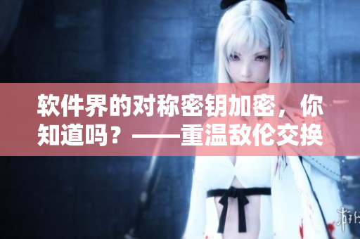 软件界的对称密钥加密，你知道吗？——重温敌伦交换第11部分小说