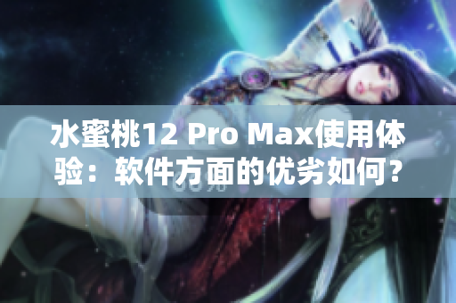 水蜜桃12 Pro Max使用体验：软件方面的优劣如何？