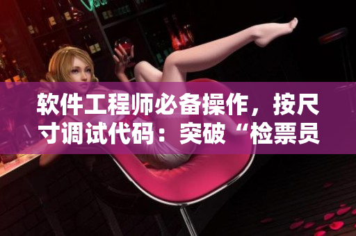 软件工程师必备操作，按尺寸调试代码：突破“检票员用B检票按尺寸上车”