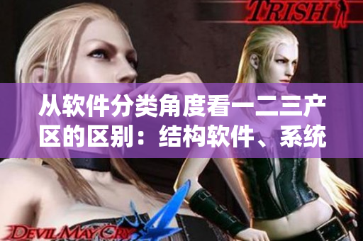 从软件分类角度看一二三产区的区别：结构软件、系统软件、应用软件