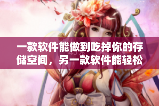 一款软件能做到吃掉你的存储空间，另一款软件能轻松管理，哪种更优秀？