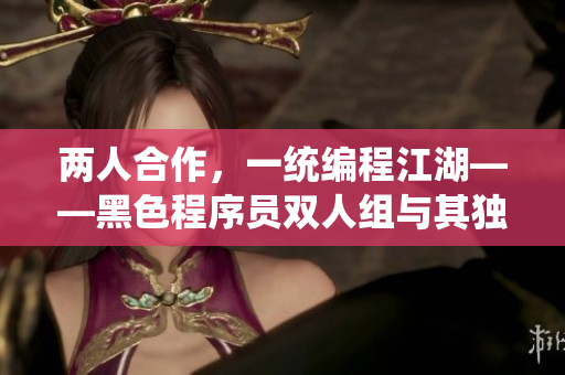 两人合作，一统编程江湖——黑色程序员双人组与其独特的开发方法