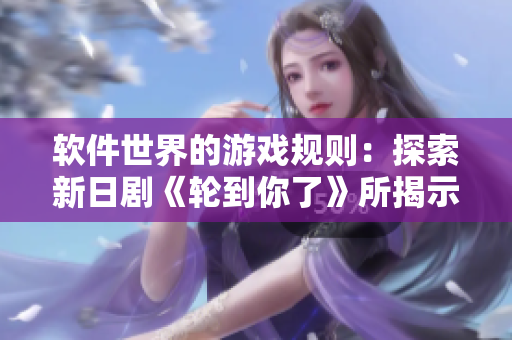 软件世界的游戏规则：探索新日剧《轮到你了》所揭示的软件行业黑暗面