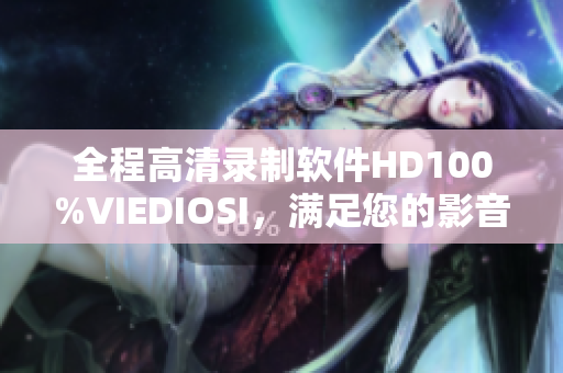 全程高清录制软件HD100%VIEDIOSI，满足您的影音制作需求！