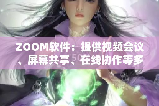 ZOOM软件：提供视频会议、屏幕共享、在线协作等多种功能