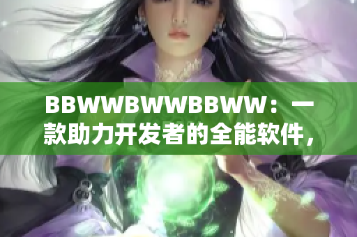 BBWWBWWBBWW：一款助力开发者的全能软件，支持多种编程语言