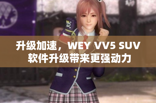 升级加速，WEY VV5 SUV 软件升级带来更强动力