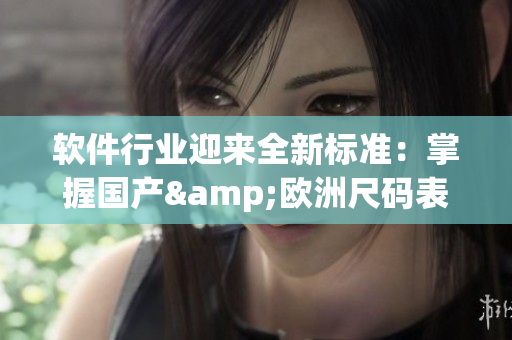 软件行业迎来全新标准：掌握国产&欧洲尺码表 2023