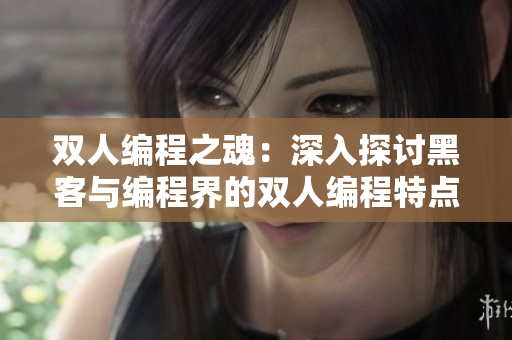 双人编程之魂：深入探讨黑客与编程界的双人编程特点