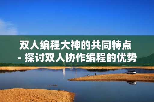 双人编程大神的共同特点 - 探讨双人协作编程的优势与技巧