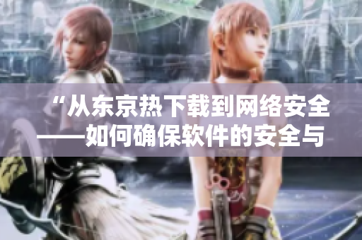 “从东京热下载到网络安全——如何确保软件的安全与可信任性”