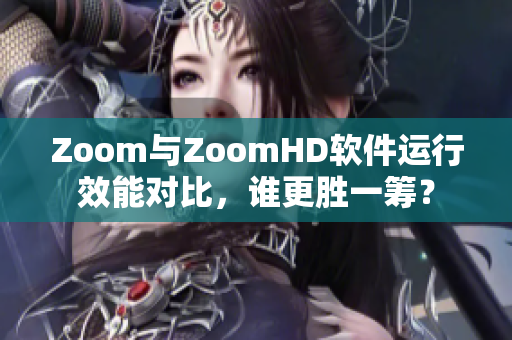 Zoom与ZoomHD软件运行效能对比，谁更胜一筹？