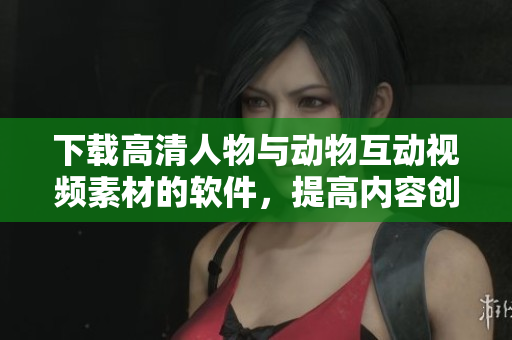 下载高清人物与动物互动视频素材的软件，提高内容创作质量