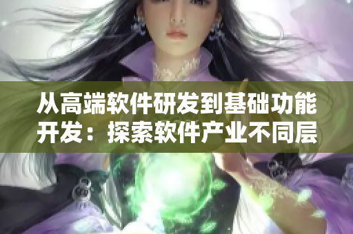 从高端软件研发到基础功能开发：探索软件产业不同层次发展区域