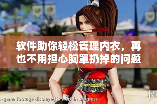 软件助你轻松管理内衣，再也不用担心胸罩扔掉的问题啦！