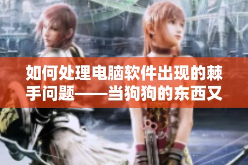 如何处理电脑软件出现的棘手问题——当狗狗的东西又硬又烫又臭怎么办？
