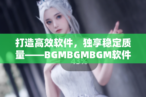 打造高效软件，独享稳定质量——BGMBGMBGM软件价格揭秘