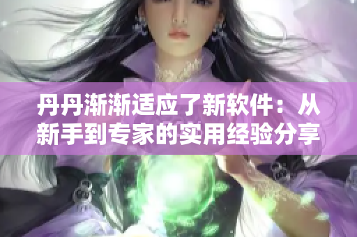 丹丹渐渐适应了新软件：从新手到专家的实用经验分享