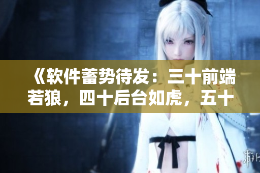 《软件蓄势待发：三十前端若狼，四十后台如虎，五十风云再起》