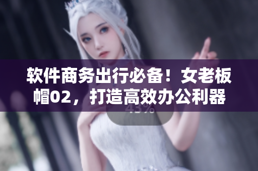 软件商务出行必备！女老板帽02，打造高效办公利器