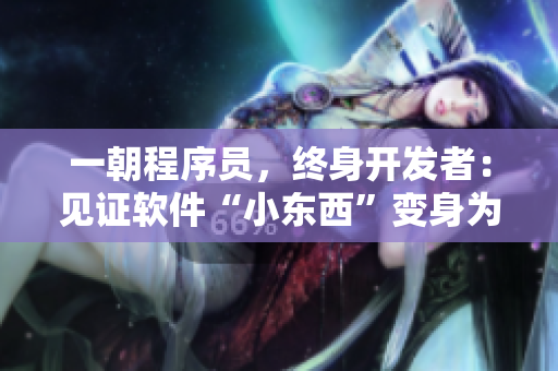 一朝程序员，终身开发者：见证软件“小东西”变身为成熟应用